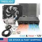 12V Heat&cool Truck Air Conditioner Underdash Electric Rv Ac Unit Compressor Set New. Price: $499.96.