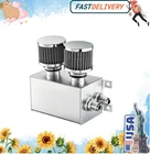 10AN Oil Catch Can 1.2L Dual Breather Filter, Universal Baffled Kit New. Price: $93.99.