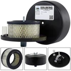 1/2" Inch Air Compressor Intake Filter Silencer Metal Housing Canister U.s.a New. Price: $35.99.