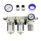 Rih Pneumatics DFR-04 1/2'' Npt Compressed Double Filter & Regulator, Air... New. Price: $82.03.