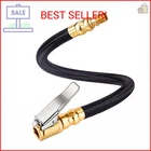 Lumiteco 12'' Tire Inflator Extension Hose, Tyre Pump Clip-on Air Chuck Adapter New. Price: $14.42.