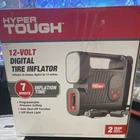 Hyper Tough 12-VOLT Digital Tire Inflator, Auto Shut-off, Led Work Light New. Price: $20.00.