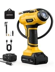 Astroai Cordless Tire Inflator Portable Air Compressor Fast Large, Yellow New. Price: $77.57.