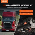 12V Air Compressor With Tank 0.8 GALLON/3 L, Mattresses New. Price: $87.14.