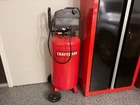 Craftsman 1.5 Hp Compressor W/ 26 Gallon Tank, Air Hose, And Pneumatic Tools Used. Price: $575.00.
