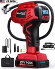 Keenpower Digital Cordless Tire Inflator Portable Air Compressor Red New. Price: $120.66.