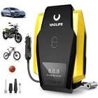 Vaclife Portable Tire Inflator Air Compressor Dc 12V Pump Led Light Yellow New. Price: $24.99.