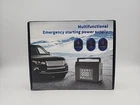 Portable Car Jump Starter With Air Compressor, Capapro 150PSI 4000A Fast Battery New. Price: $38.00.