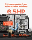 9 Gallon Twin-tank Gas Powered Air Compressor, Spray Painting New. Price: $1037.35.