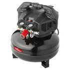 Hyper Tough VACW1523BEMG 6 Gallon Oil Free Pancake Air Compressor, 150 Psi New. Price: $122.63.