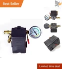 Air Compressor Pressure Control Switch 95-125 Psi 4 Ports Gauge Valve For Pne... New. Price: $41.97.