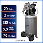 California Air Tools 20-GALLON Portable Electric 125 Psi Vertical Compressor New. Price: $434.33.