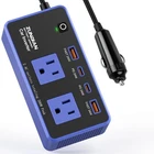 Car Power Inverter (200W) 12V Dc 110V Ac, Usb 24W, Type-c 24W. New Condit. Price: $23.99.
