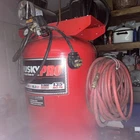 Husky Pro Cast Iron Air Compressor 10.3 Scfm 135 Psi, 60 Gallons, 5,000 Hours Used. Price: $600.00.