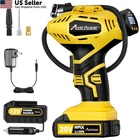 Avid Power Cordless Tire Inflator Portable Air Compressor, 20V Yellow New. Price: $81.66.