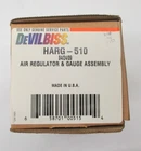 Devilbiss HARG-510 Air Regulator & Gauge Assembly New. Price: $90.00.