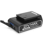 Keenpower 21V Max Lithium Ion Rechargeable Battery With Capacity Gauge New. Price: $47.84.