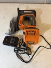 Ridgid 18V Cordless Portable Inflator Kit W/ 2.0 Ah Battery And Charger R87044K Open. Price: $130.00.