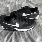 Nike Air Max 90 Black White Leather Sneakers DH8010-002 Size Pre-owned. Price: $60.00.
