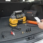 Heavy Duty 12V Tire Inflator With Dual Cylinders - Fast Inflation & Lcd Display New. Price: $119.99.