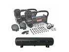 Viair 444C Dual Black Compressors W/ 5 Gallon Aluminum Tank - 200 Psi New. Price: $590.40.