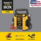 Everstart Maxx 1000 Peak Amp Jump Starter With 120 Psi Compressor, Pivoting Led New. Price: $66.99.