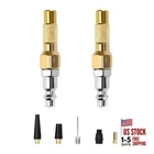 2PCS Heavy-duty Brass Air Nozzle With Quick Connector Tire Chuck Screw New. Price: $16.30.