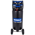 Kobalt Quiet Tech 26-GALLON Portable Electric 150 Psi Vertical Air Compressor New. Price: $253.75.