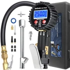 Digital Tire Pressure Gauge With Inflator: 250 Psi Air Compressor Attachment ... New. Price: $49.72.