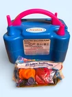 Prextex Electric Balloon Pump Pink - Dual Nozzle Automatic Inflator For Party Open. Price: $19.99.