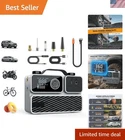 All-in-one Portable Tire Inflator Fast Air Pump With Digital Pressure Gauge New. Price: $22.39.