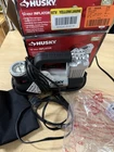 Husky 12-VOLT Portable Inflator W/ Pressure Gauge For Tires New Open. Price: $43.00.