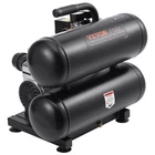 Air Compressor, 4.6 Gallon Steel Tank, 1HP 2.2 Cfm 90 Psi Oil Free New. Price: $298.36.