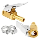 2PCS Brass Tire Inflator Nozzle 1/4" Barb Open Flow Lock On Air Chuck Com... New. Price: $14.62.