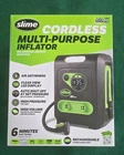 Brand New Slime 40085 Tire Inflator, Rechargeable Portable Air Compressor Pump. Price: $44.95.