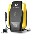 Vaclife Tire Inflator Portable Air Compressor - 12V Dc Compact Pump Yellow Open. Price: $32.63.