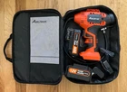 Avid Power Tire Inflator - With Battery, Cigarette Plug And Charger Used. Price: $75.00.