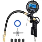 Tire Pressure Gauge With Inflator, 250 Psi Air Chuck And Compressor Accessory, New. Price: $28.48.