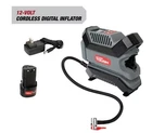 Hyper Tough, 12-VOLT, Cordless Digital Inflator With Battery And Charger New. Price: $44.99.