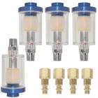 Qolekog Oil Water Separator For Air Line, Inch Inlet 1/4" Npt, Blue New. Price: $25.99.