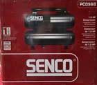 Senco PC0968 Twin Tank Air Compressor, Portable, 1.5 Horsepower 2.5 Gallon New. Price: $365.00.