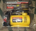 Pittsburgh 12 Volt 150 Psi Portable Inflator Item # 63152 New Package. Price: $22.99.