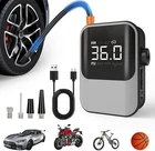 Cordless Tire Inflator, Portable Air Compressor With Digital Pressure Gauge New. Price: $30.25.